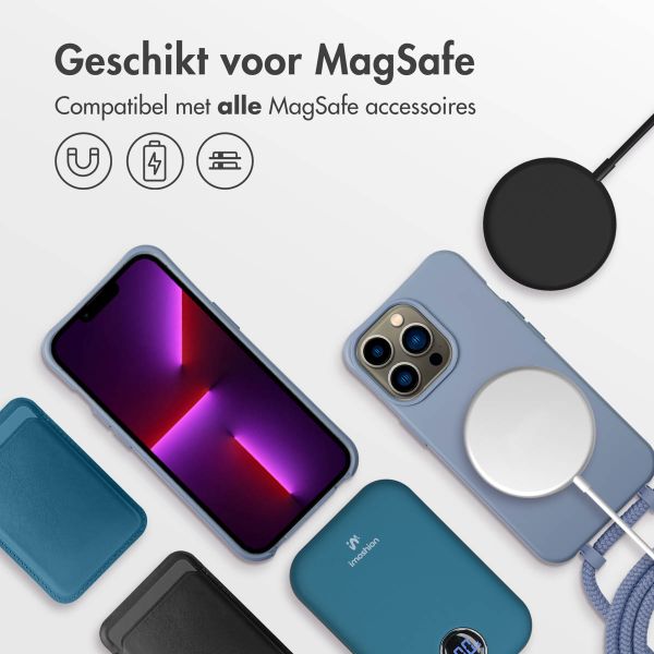 imoshion Color Backcover met afneembaar koord MagSafe Apple iPhone 13 Pro - Ash Blue