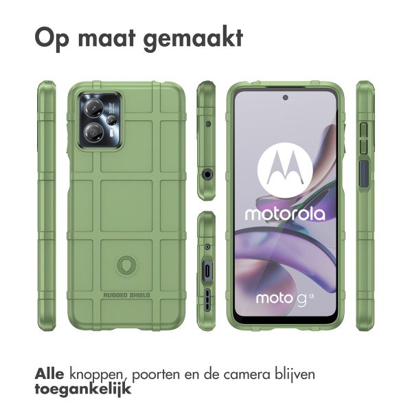 imoshion Rugged Shield Backcover Motorola Moto G13 / G23 - Donkergroen