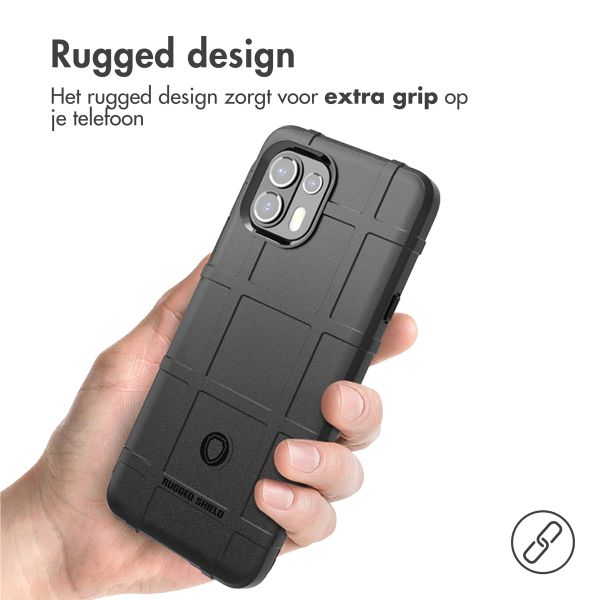 imoshion Rugged Shield Backcover Motorola Edge 20 Lite - Zwart