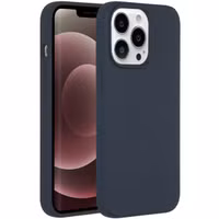Accezz Liquid Silicone Backcover met MagSafe Apple iPhone 13 Pro Max - Donkerblauw