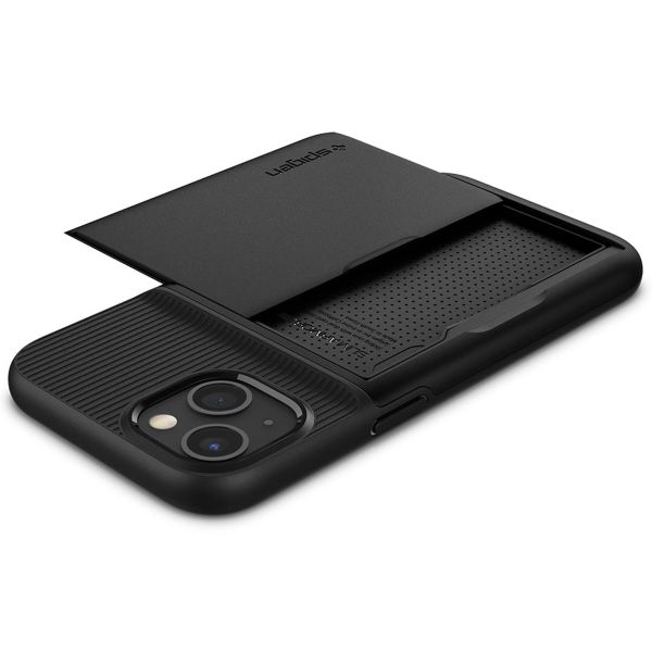 Spigen Slim Armor CS Backcover Apple iPhone 13 - Zwart