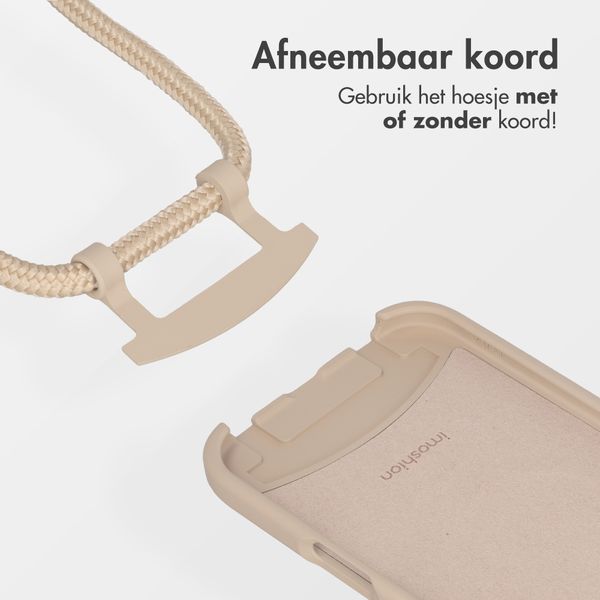 imoshion Color Backcover met afneembaar koord met MagSafe Apple iPhone 17 - Nude