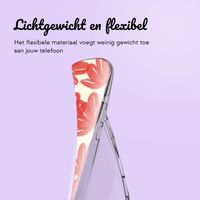 Hoesje met eigen foto en/of tekst Apple iPhone 16 - Bloemen