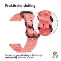 imoshion Nylon bandje - Universeel 22 mm aansluiting - Roze