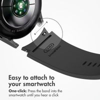 imoshion Silicone strap Samsung Galaxy Watch 4 / 5 / 6 / 7 / FE (20 mm) - Black