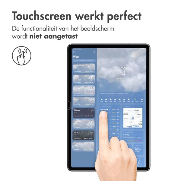 imoshion Gehard glas screenprotector Samsung Galaxy Tab S10 Plus / Tab S9 FE Plus / Tab S9 Plus / S8 Plus / S7 Plus / Tab S7 FE 5G