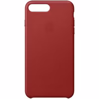 Apple Leather Back Cover Apple iPhone 8 Plus / 7 Plus - Red