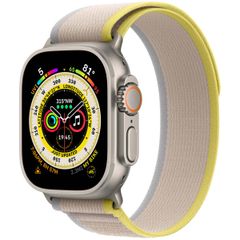 Apple Trail Loop Band Apple Watch | 44/45/46/49 mm - Size S/M - Yellow / Beige