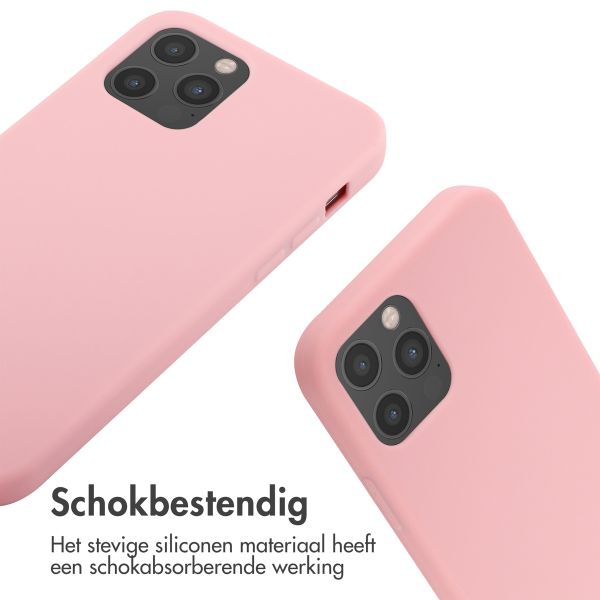 imoshion Siliconen hoesje met koord iPhone 12 (Pro) - Roze