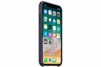 Apple Silicone Backcover Apple iPhone X - Midnight Blue