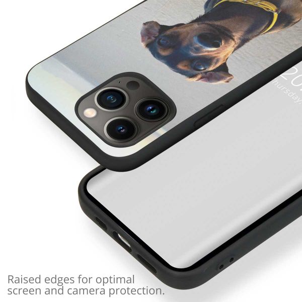 Ontwerp je eigen Apple iPhone 13 Pro Max gel hoesje - Zwart