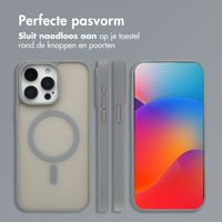 imoshion Color Guard Backcover met MagSafe iPhone 15 Pro Max - Grijs