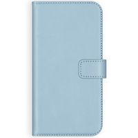 Selencia Echt Lederen Bookcase Apple iPhone 11 - Lichtblauw