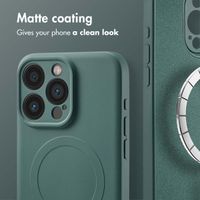 imoshion Colour Back Cover with MagSafe Apple iPhone 15 Pro Max - Dark Green