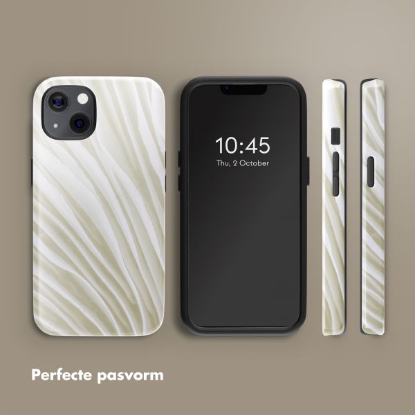 Selencia Vivid Backcover met MagSafe Apple iPhone 13 - Nature Light Brown