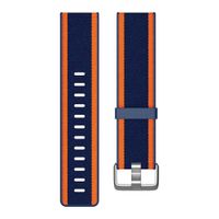 Fitbit Woven band Fitbit Versa / Versa 2 / Versa Lite - Maat L - Navy / Orange