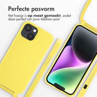 imoshion Siliconen hoesje met koord Apple iPhone 14 - Geel