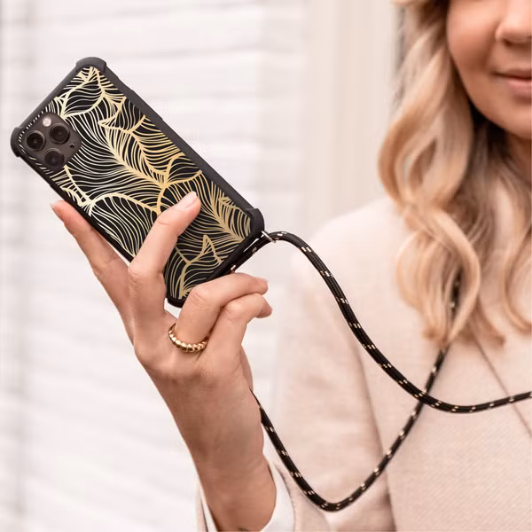 imoshion Design hoesje met koord Samsung Galaxy S10 Plus - Bladeren