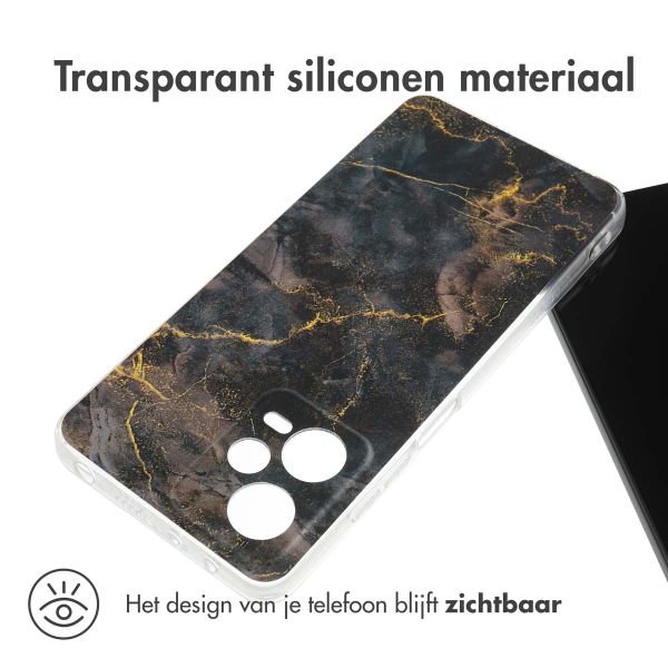 imoshion Design hoesje Xiaomi Redmi Note 12 Pro (5G) - Black Marble
