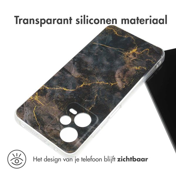 imoshion Design hoesje Xiaomi Redmi Note 12 Pro - Black Marble