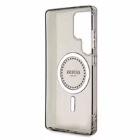 Guess MagSafe IML Rhinestones Case Samsung Galaxy S25 Ultra - Zwart