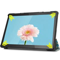 imoshion Design Trifold Bookcase Lenovo Tab M10 - Green Plant