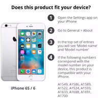 imoshion Backcover met koord Apple iPhone 6 / 6s - Zwart