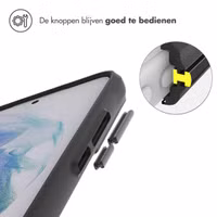 imoshion Rugged Hybrid Case Samsung Galaxy S22 Plus - Zwart