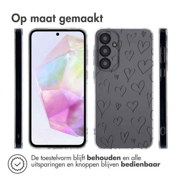 imoshion Design hoesje Samsung Galaxy A35 - Hearts