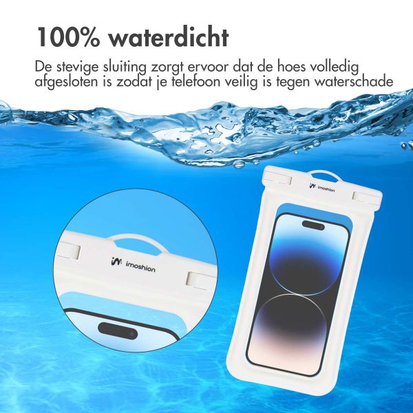 imoshion Universele waterproof pouch - Waterdichte telefoonhoes - Wit