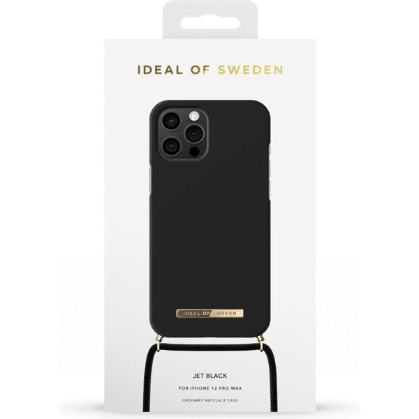 iDeal of Sweden Ordinary Necklace Case Apple iPhone 12 Pro Max - Jet Black