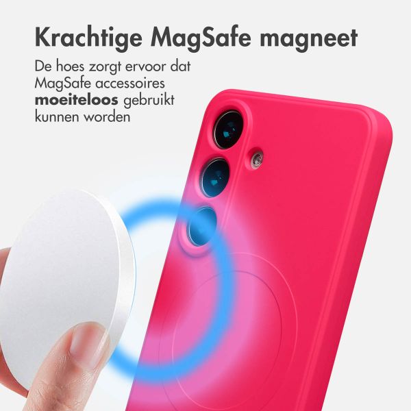 imoshion Color Backcover met MagSafe Samsung Galaxy S25 - Neon Pink