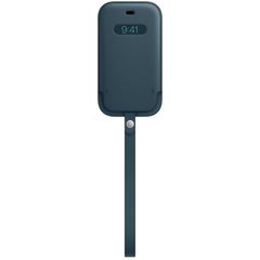Apple Leather Sleeve MagSafe Apple iPhone 12 Mini - Baltic Blue