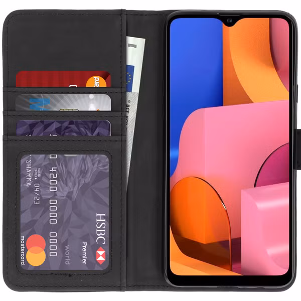 imoshion Luxe Bookcase Samsung Galaxy A20s - Zwart