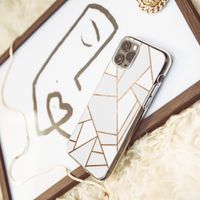 imoshion Design hoesje Samsung Galaxy A21s - Grafisch Koper / Wit