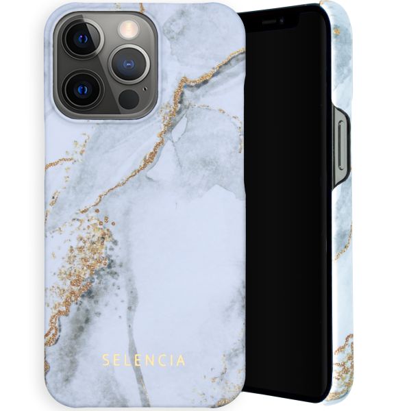 Selencia Maya Fashion Backcover iPhone 13 Pro - Marble Stone