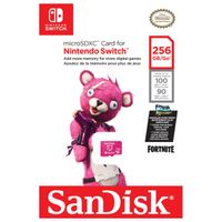 SanDisk microSD Nintendo Switch - 256GB - Fortnite Cuddle team