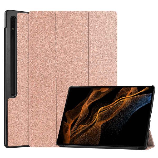 imoshion Trifold Bookcase Samsung Galaxy Tab S8 Ultra - Rosé Goud