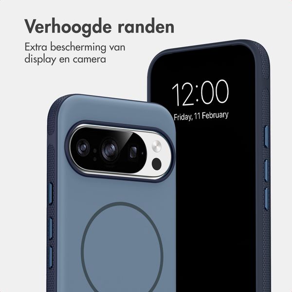 imoshion Color Backcover met Thin MagSafe Ring Google Pixel 11 / 11 Pro / 10 / 10 Pro - Donkerblauw