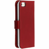 Selencia Echt Lederen Bookcase iPhone SE / 5 / 5s - Rood