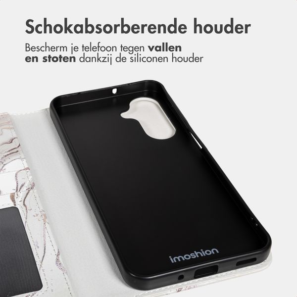 imoshion Design Bookcase Samsung Galaxy A17 (5G) / (4G) - Sandy Marble