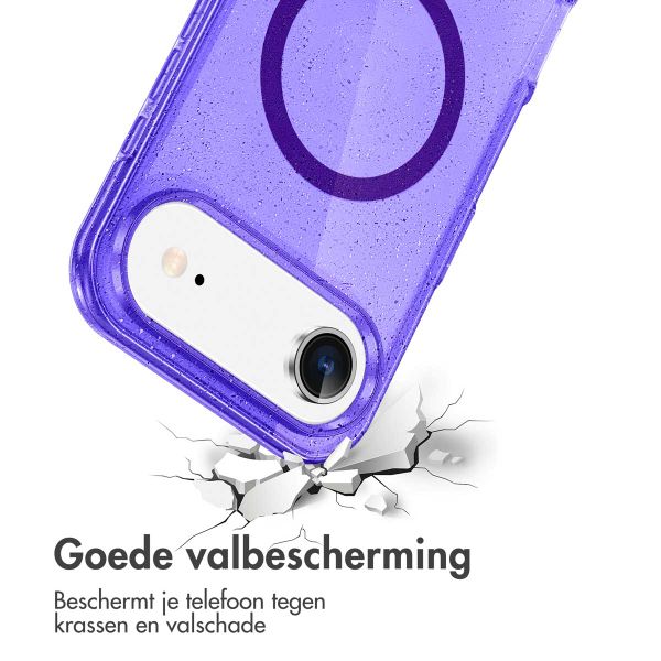imoshion Sparkle Backcover met MagSafe Apple iPhone Air - Paars