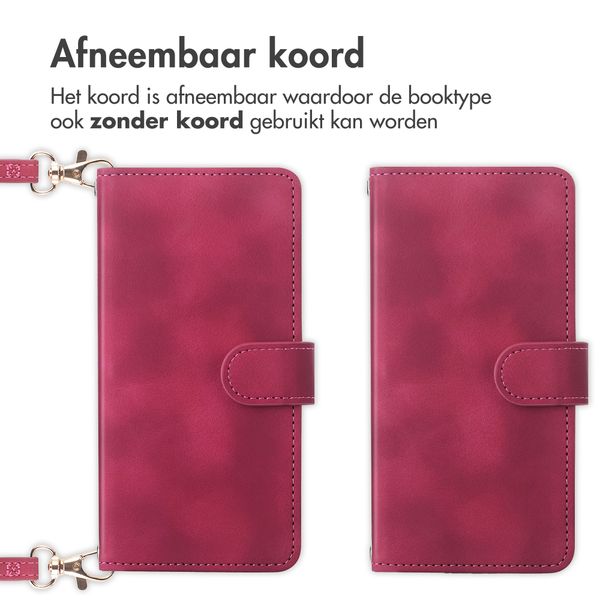 imoshion Bookcase met koord Motorola Edge 70 - Rood