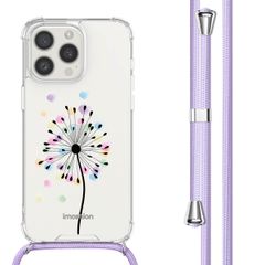 imoshion Design hoesje met koord Apple iPhone 15 Pro - Sandstone Dandelion