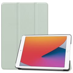 imoshion Trifold Bookcase Apple iPad 9 (2021) 10.2 inch / iPad 8 (2020) 10.2 inch / iPad 7 (2019) 10.2 inch - Lichtgroen