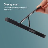 imoshion Backcover met kaarthouder en stand Apple iPhone 17 Pro - Zwart