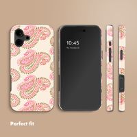 Selencia Vivid Back Cover with MagSafe Apple iPhone 16 - Paisley Blush