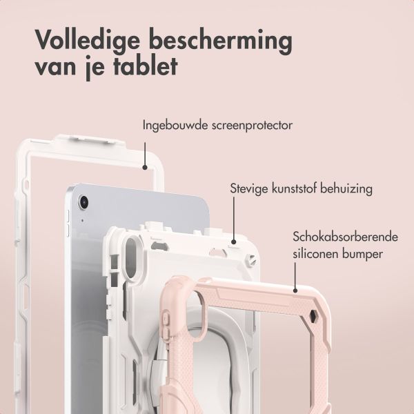 imoshion Rugged Kidsproof Backcover Apple iPad 11 (2025) 11 inch A16 / iPad 10 (2022) 10.9 inch - Lichtroze