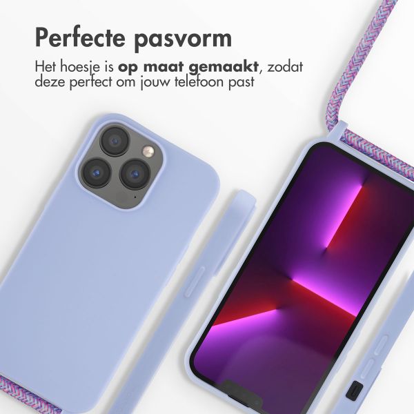 imoshion Siliconen hoesje met koord Apple iPhone 13 Pro - Paars
