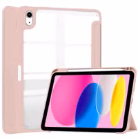 imoshion Trifold Hardcase Bookcase Apple iPad 11 (2025) 11 inch A16 / iPad 10 (2022) 10.9 inch - Roze
